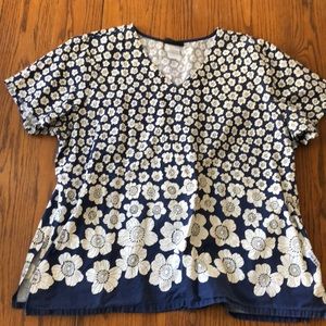 Cute Cherokee scrub top.